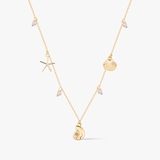 Naszyjnik złoty Santorini