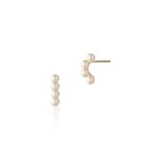 Kolczyki złote z perłami