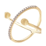 Pierścionek złoty NANIS