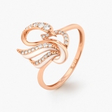 Pierścionek złoty Balerina