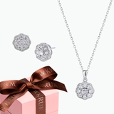 KOMPLET AŻUROWY KWIAT