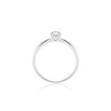 Pierścionek zaręczynowy złoty Szczęśliwy