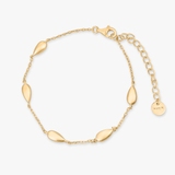 Bransoleta srebrna pozłacana