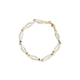 Bransoleta złota bicolor