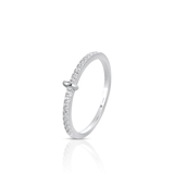 Pierścionek srebrny z cyrkoniami