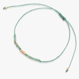 Bransoleta sznurkowa z turkusami