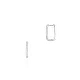 Kolczyki srebrne z cyrkoniami