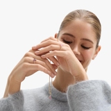 Wisiorek złoty z różowym szafirem Maria Antonina