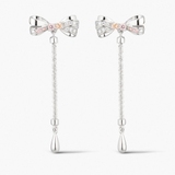 Kolczyki srebrne Balerina