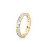 Pierścionek złoty z diamentami