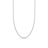 Łańcuszek srebrny kostka