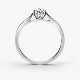 Pierścionek zaręczynowy złoty Romantyczny