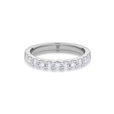 Pierścionek białe złoto z diamentami