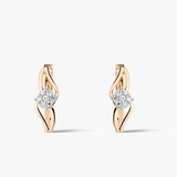 Kolczyki złote z diamentami