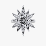 Pierścionek srebrny Royal Star