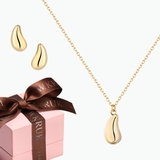 KOMPLET ZŁOTA ŁEZKA