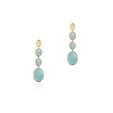 Kolczyki złote z akwamarynem MARCO BICEGO