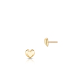 Kolczyki złote serca W.KRUK