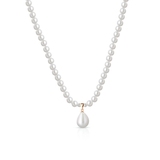 Naszyjnik złoty z perłami