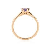 Pierścionek złoty z tanzanitem