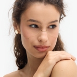 Ozdoba na twarz srebrna Follow