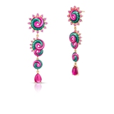 Kolczyki srebrne Imaginarium