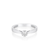 Pierścionek zaręczynowy złoty Romantyczny