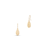 Kolczyki złote ażurowe