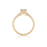 Pierścionek zaręczynowy złoty Niezwykły