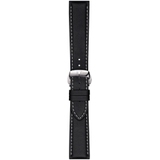 Skórzany czarny pasek Tissot 21 mm