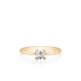 Pierścionek zaręczynowy złoty Królewski