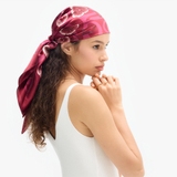 Chusta jedwabna Kwiaty Nocy Bratki