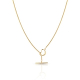 Naszyjnik srebrny pozłacany