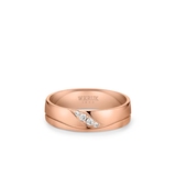 Obrączka złota z brylantami BELLUNO