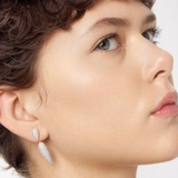 Kolczyki srebrne z cyrkoniami Emblems