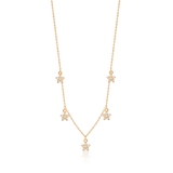 Naszyjnik złoty gwiazdki