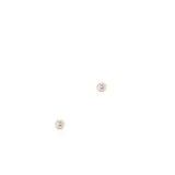 Kolczyki złote z brylantem RECARLO