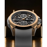 ZEGAREK NORQAIN WILD ONE SKELETON CHRONO RED GOLD LIMITED EDITION