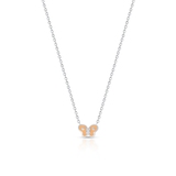 Naszyjnik srebrny motyl