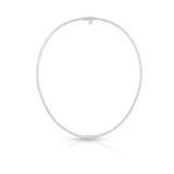 Naszyjnik białe złoto z brylantami