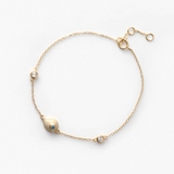 Bransoleta złota Kwiaty Nocy Bratki