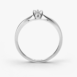 Pierścionek zaręczynowy złoty Romantyczny