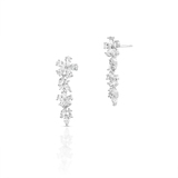 Kolczyki mosiężne z cyrkoniami