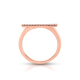 Pierścionek złoty z brylantami