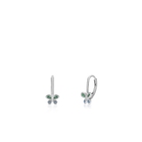 Kolczyki srebrne motylki