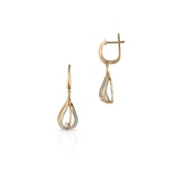 Kolczyki złote z diamentami