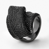 Pierścionek srebrny Meteory