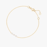 Bransoleta złota z cyrkoniami