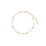 Bransoleta złota na nogę