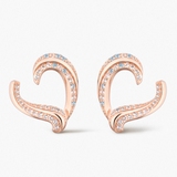 Kolczyki srebrne Balerina